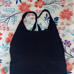 Old Navy Black Active Racerback Tank